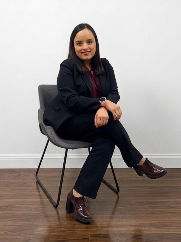 Retrato de Quetzalli Hernández, socia cofundadora de Lumora Legal